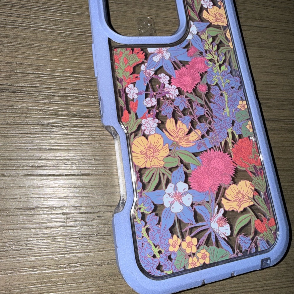 OtterBox iPhone 16 Pro Max Defender Series XT - Floral Purple - Picture 5 of 6